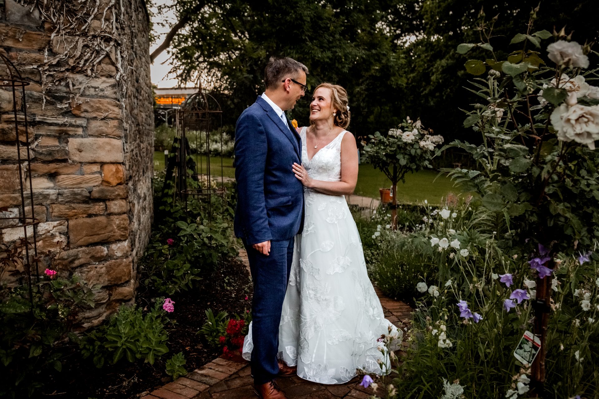 Isabelle Biggs Photography - Bride & Groom at Dronfield Hall Barn