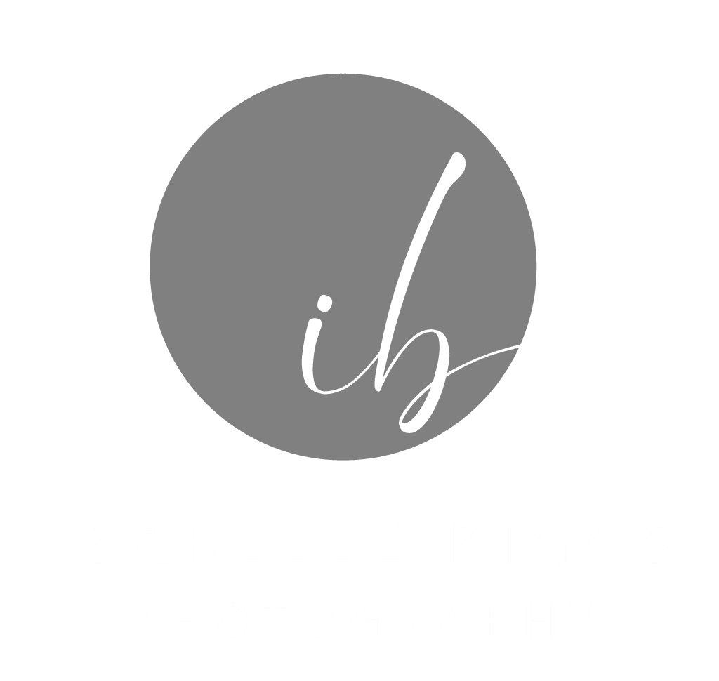 Isabelle Biggs Logo white text x