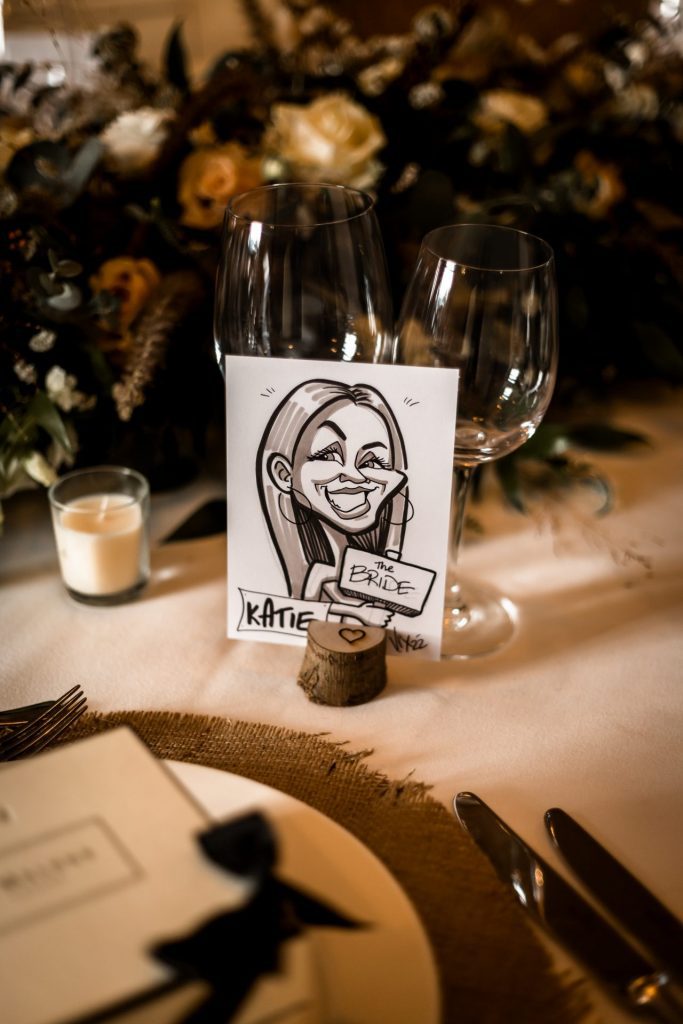 Detail photo of the decor at a micro wedding at The Cavendish Hotel