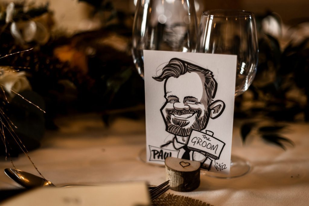 Detail photo of the decor at a micro wedding at The Cavendish Hotel
