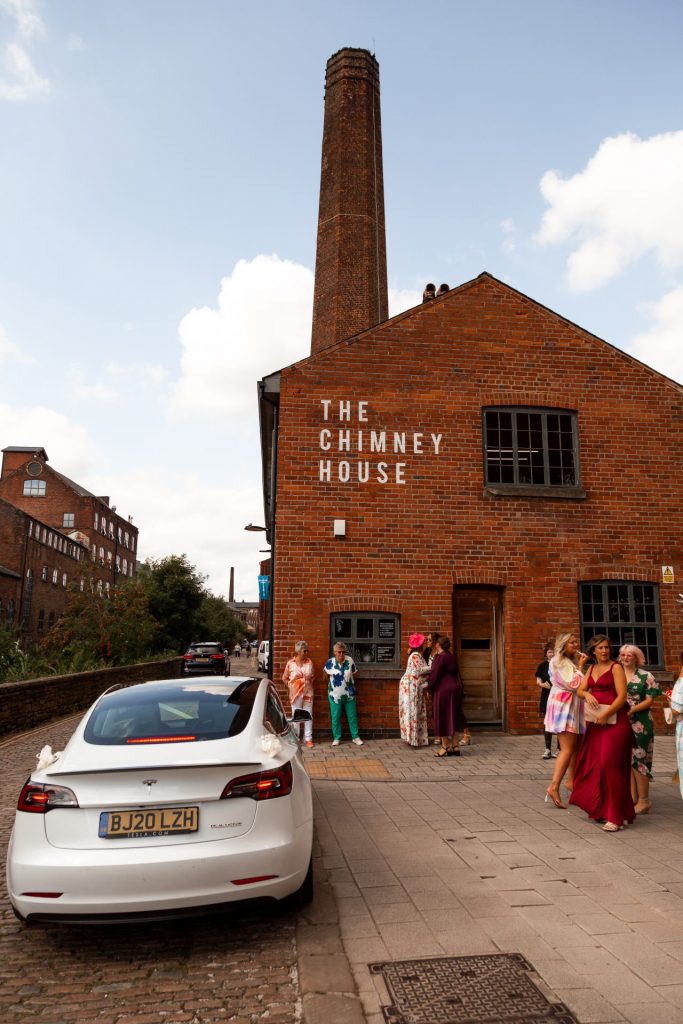 Portrait photo of The Chimney House wedding venue, Kelham Island, Sheffield. Isabelle B Photography